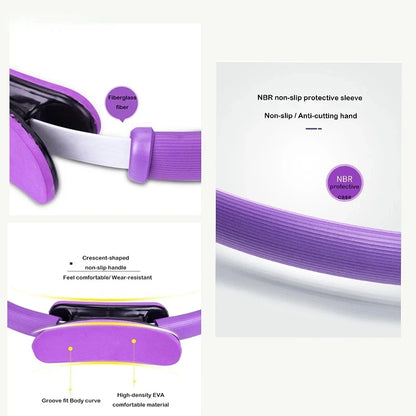 Pilates Resistance Ring  Magic Circle for Toning & Core Training